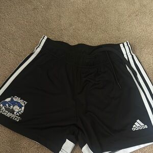 Adidas Black and White Sports Shorts